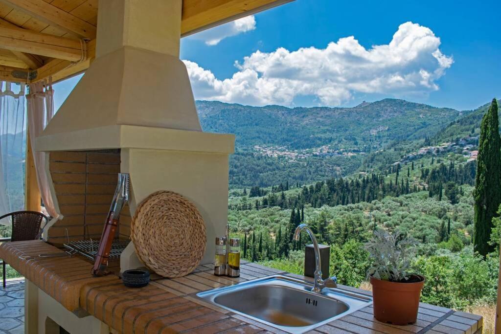 Villa Ostria House à Pinakokhorion Extérieur photo